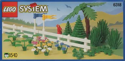 LEGO Town 6318 Flowers, Trees and Fences set
