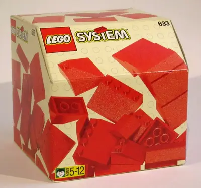 LEGO Basic 633 Roof Tiles set