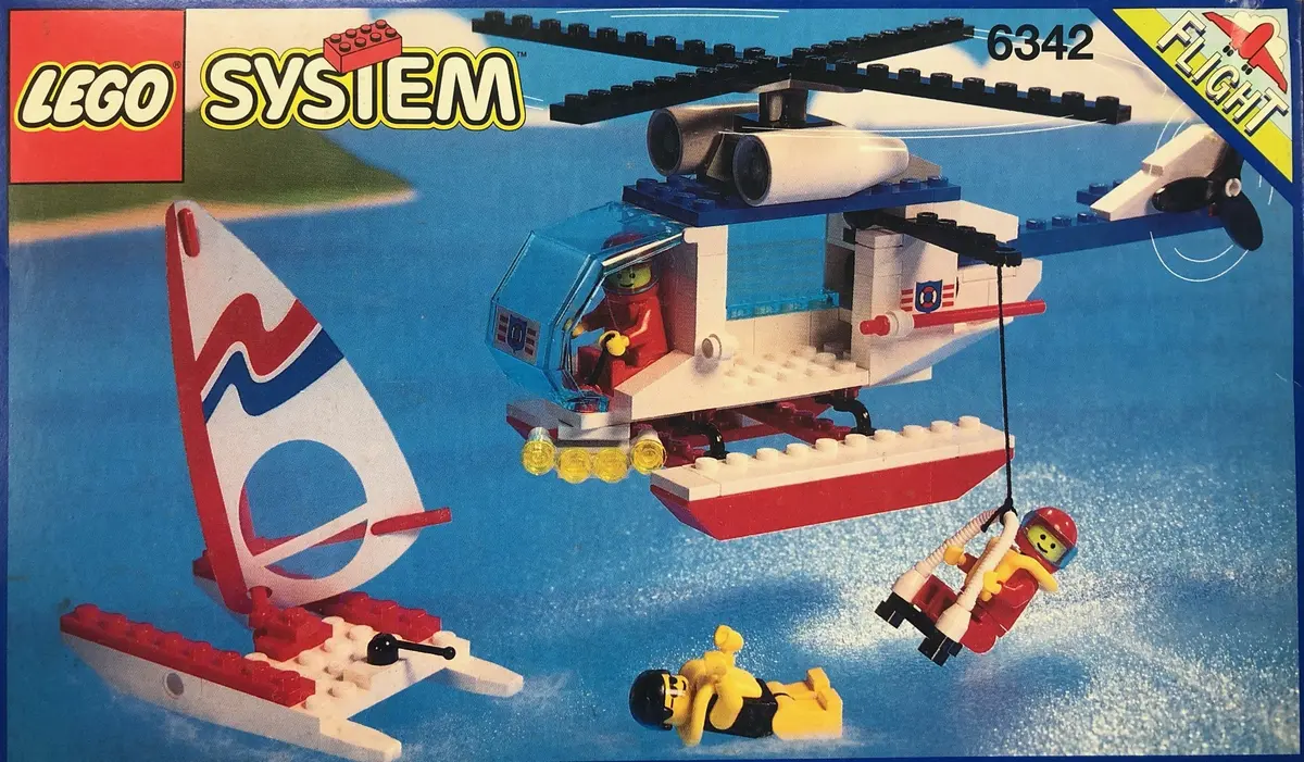 LEGO Town 6342 Beach Rescue Chopper set, image 2
