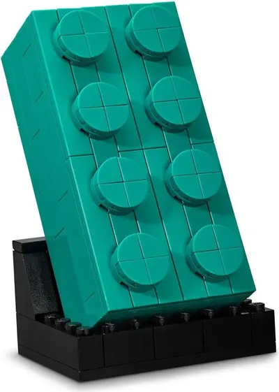 LEGO Promotional 6346101 Buildable 2x4 Teal Brick set