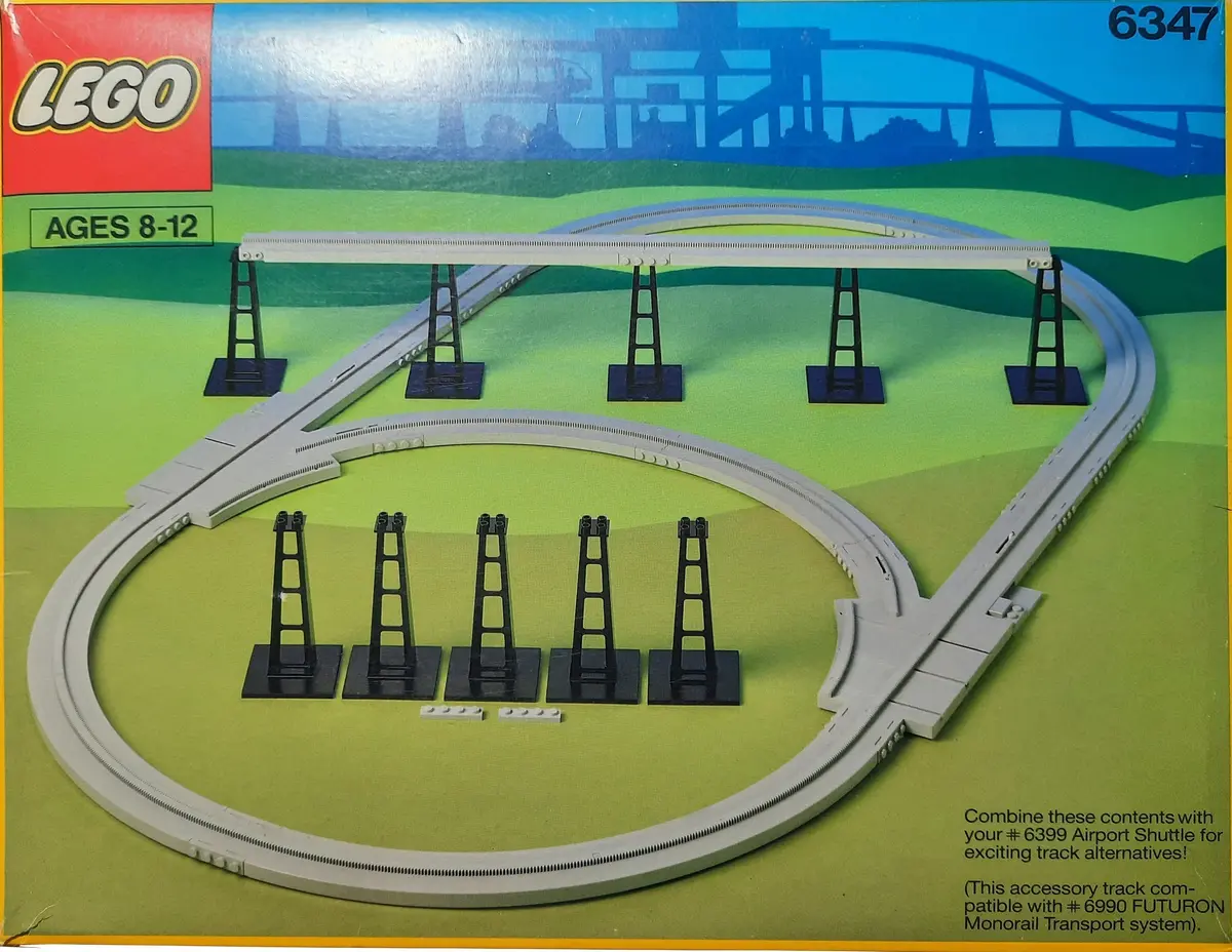 LEGO Town 6347 Monorail Accessory Track set