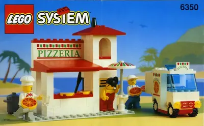 LEGO Town 6350 Pizza To Go set