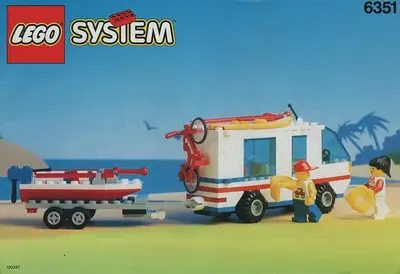 LEGO Town 6351 Surf N' Sail Camper set