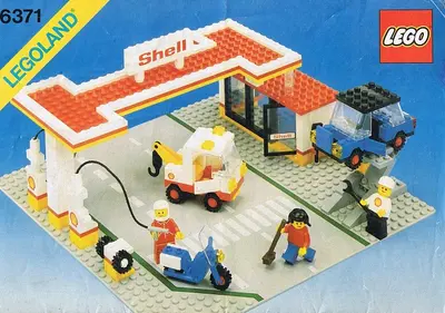 LEGO Town 6371 Shell Service Station set