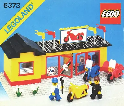 LEGO Town 6373 Motorcycle Shop set