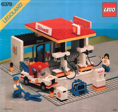 LEGO Town 6378 Shell Service Station set
