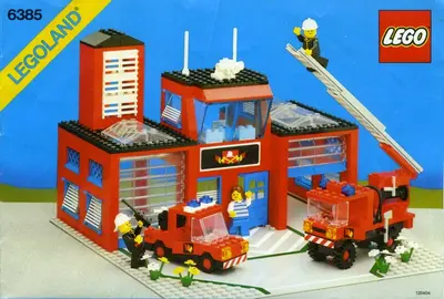 LEGO Town 6385 Fire House-I set