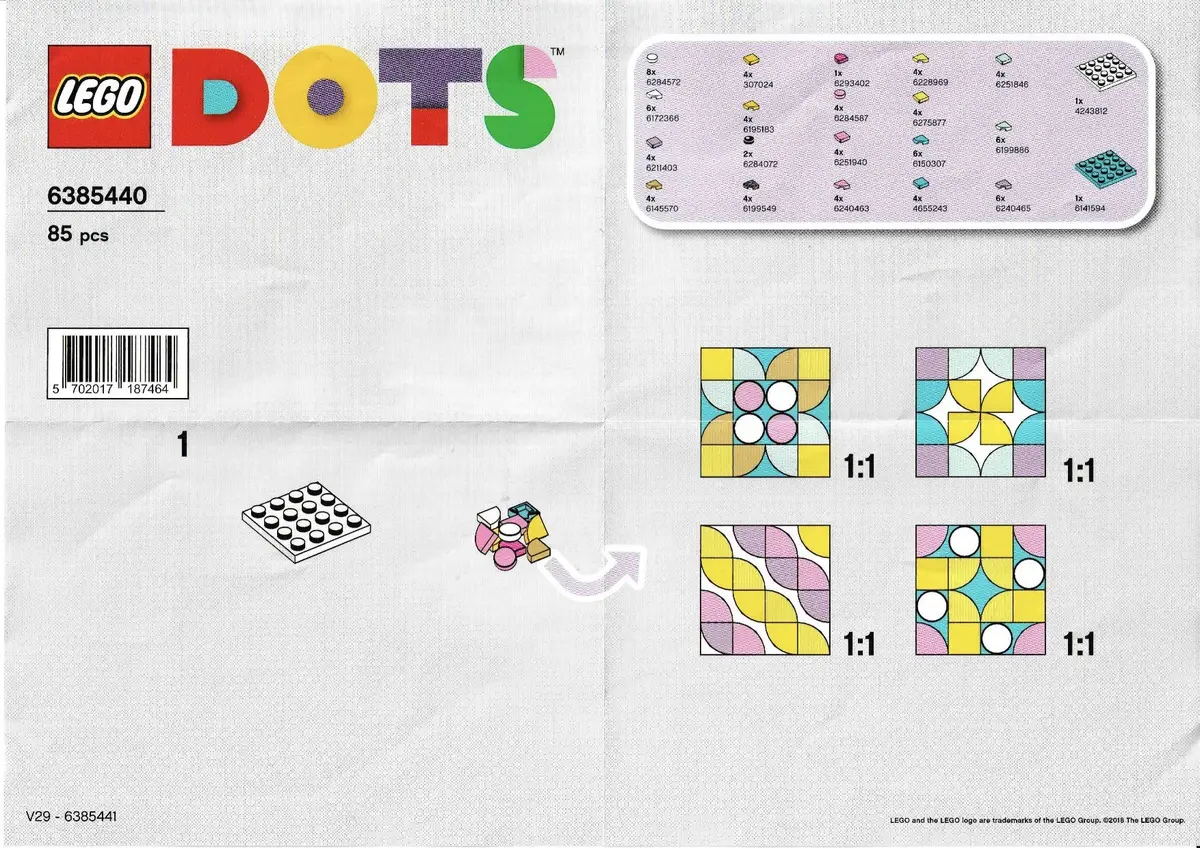 LEGO Dots 6385440 DOTS sampler set, image 2