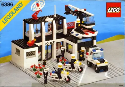 LEGO Town 6386 Police Command Base set