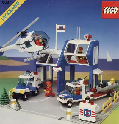LEGO Town 6387 Coastal Rescue Base set