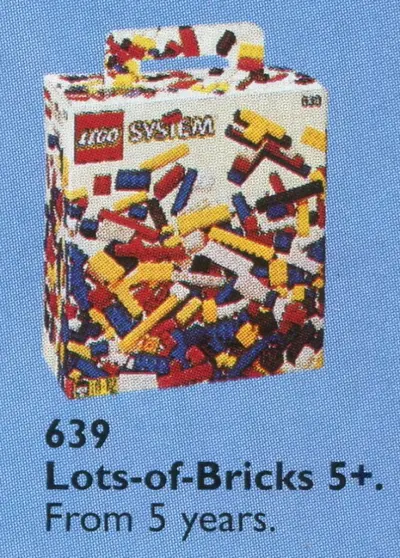 LEGO Basic 639 Lots of Extra Basic Bricks, 5+ set