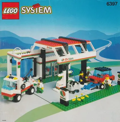 LEGO Town 6397 Gas N' Wash Express set