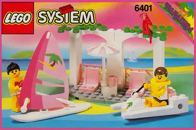 LEGO Town 6401 Seaside Cabana set