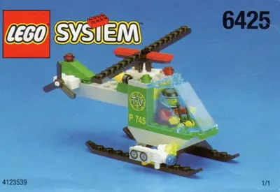 LEGO Town 6425 TV Chopper set