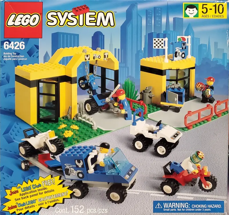 LEGO Town 6426 Super Cycle Centre set