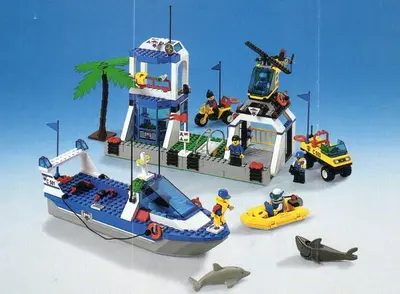 LEGO Town 6435 Coast Guard HQ set