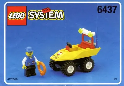 LEGO Town 6437 Beach Buggy set