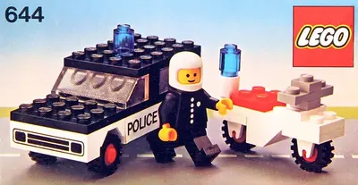 LEGO Town 644 Police Mobile Patrol set