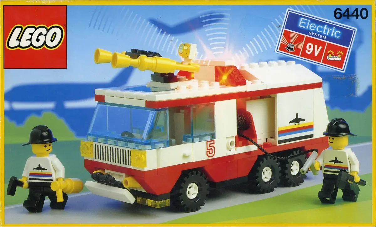 LEGO Town 6440 Jetport Fire Squad set