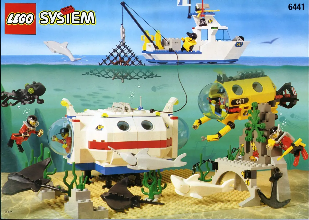 LEGO Town 6441 Deep Reef Refuge set