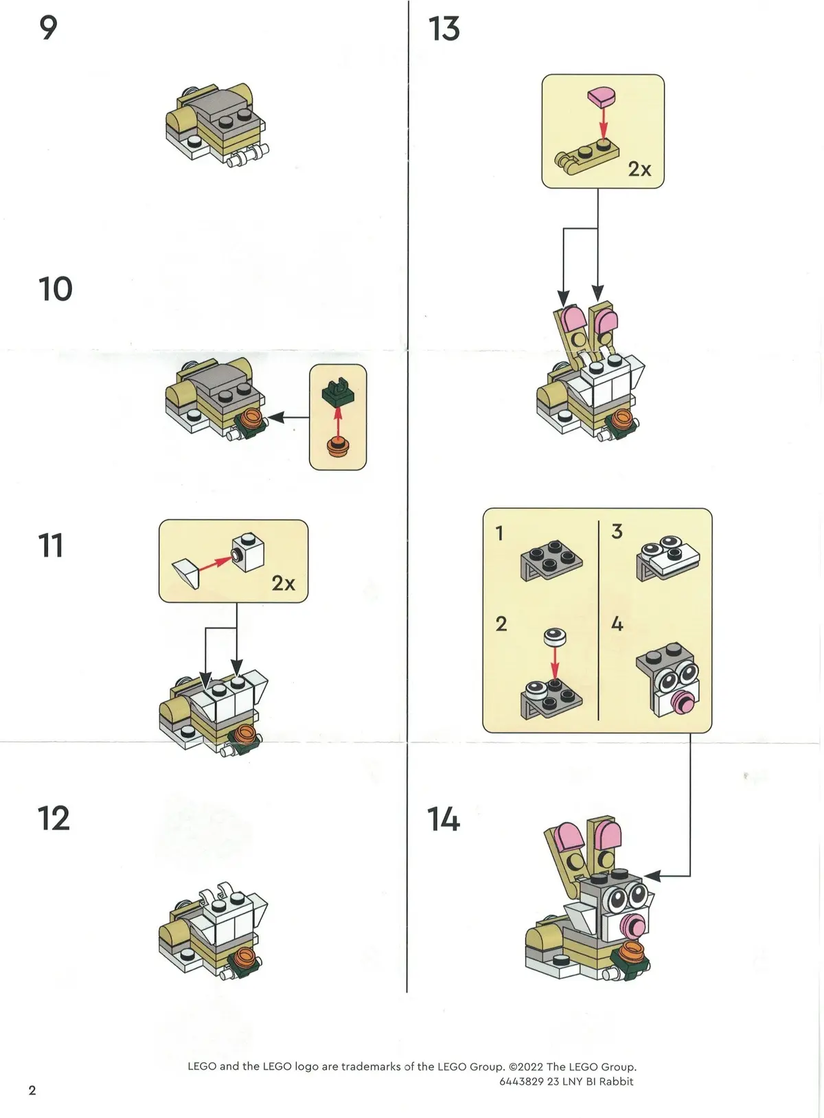 LEGO Miscellaneous 6443829 Rabbit set, image 2