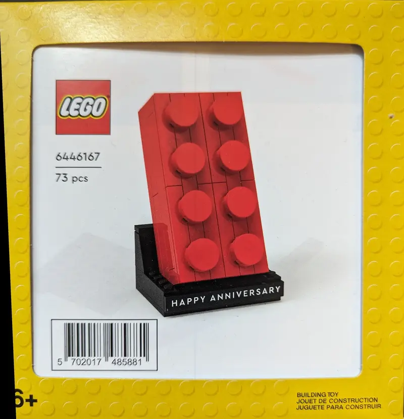 LEGO Promotional 6446167 Anniversary Red Brick set