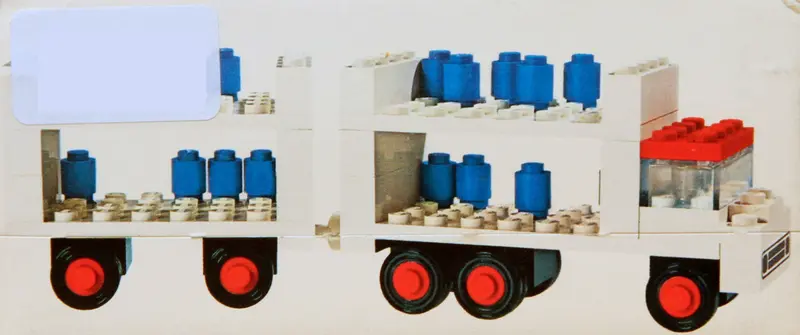 LEGO LEGOLAND 645 Milk Truck with Trailer set