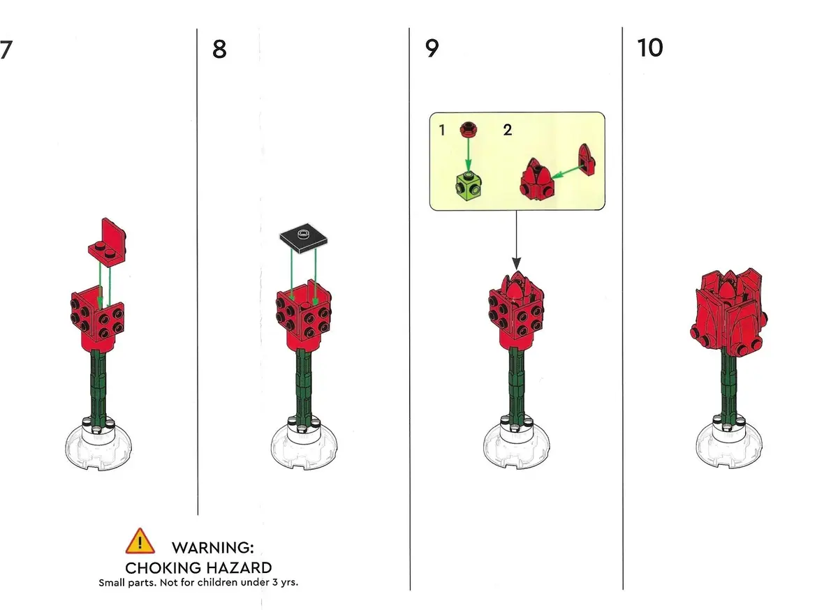 LEGO Promotional 6453332 Rose set, image 3