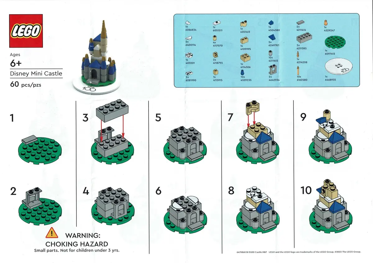 LEGO Promotional 6470860 Disney Mini Castle set, image 2