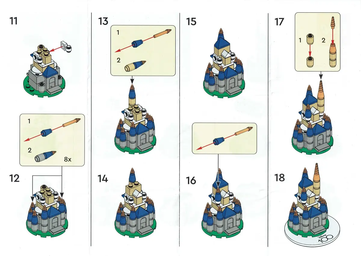 LEGO Promotional 6470860 Disney Mini Castle set, image 3