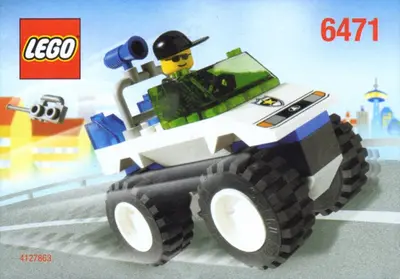 LEGO Town 6471 4WD Police Patrol set