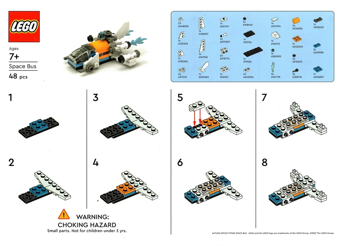 LEGO Dreamzzz 6471331 Space Bus set