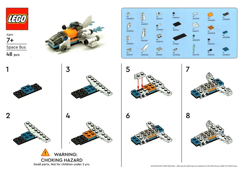 LEGO Dreamzzz 6471331 Space Bus set
