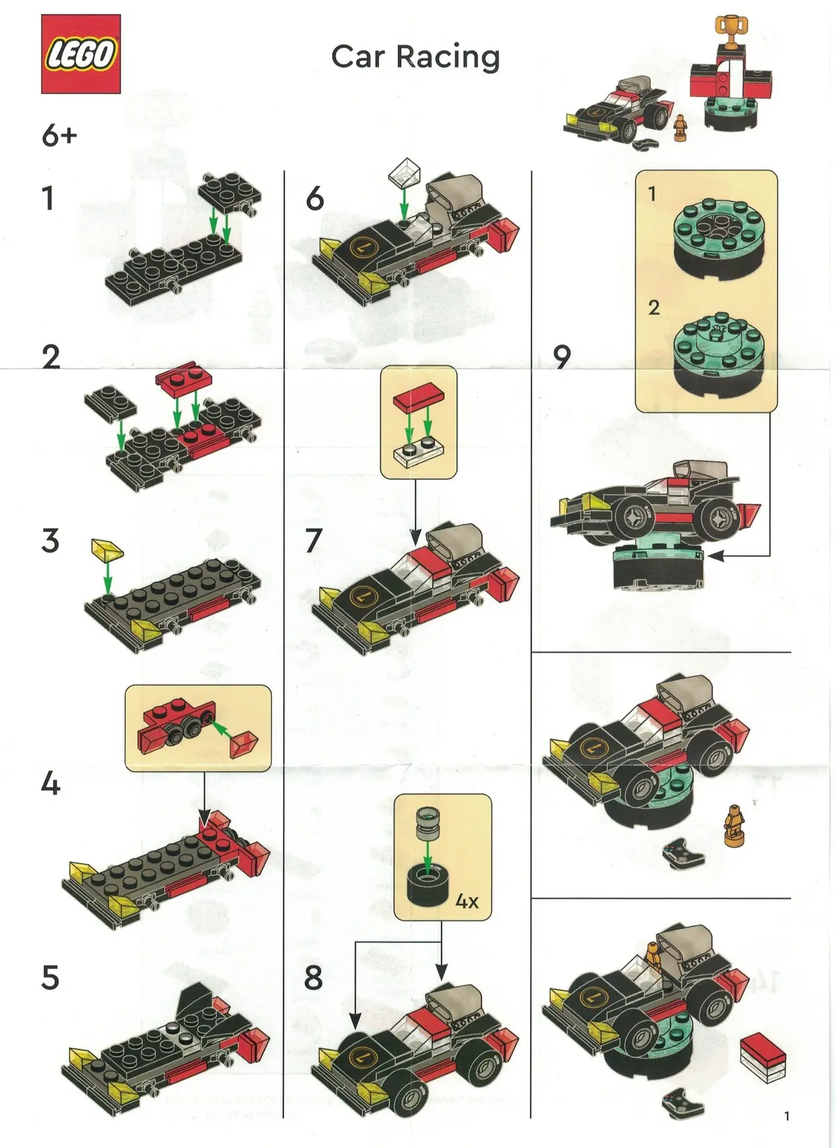 LEGO Miscellaneous 6472282 Car Racing set