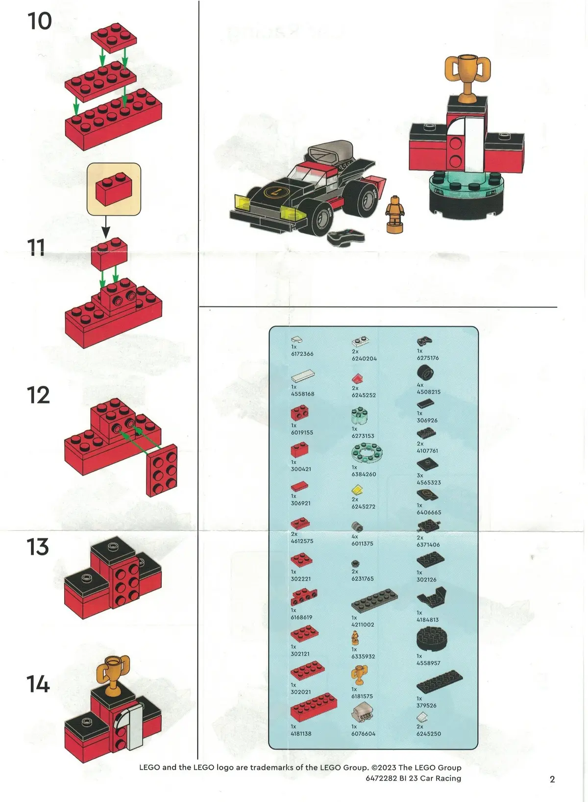 LEGO Miscellaneous 6472282 Car Racing set, image 3