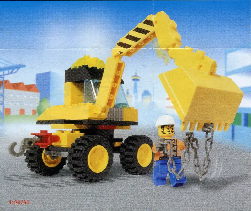 LEGO Town 6474 4-Wheeled Front Shovel set