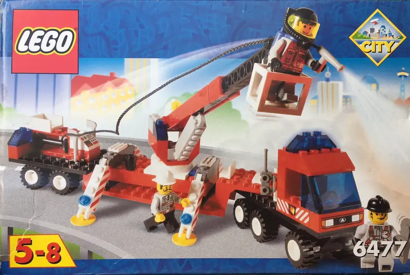 LEGO Town 6477 Fire Fighters' Lift Truck set