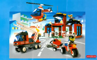 LEGO Town 6478 Fire Fighters' HQ set
