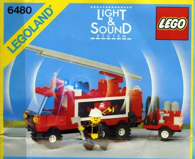 LEGO Town 6480 Hook and Ladder Truck set