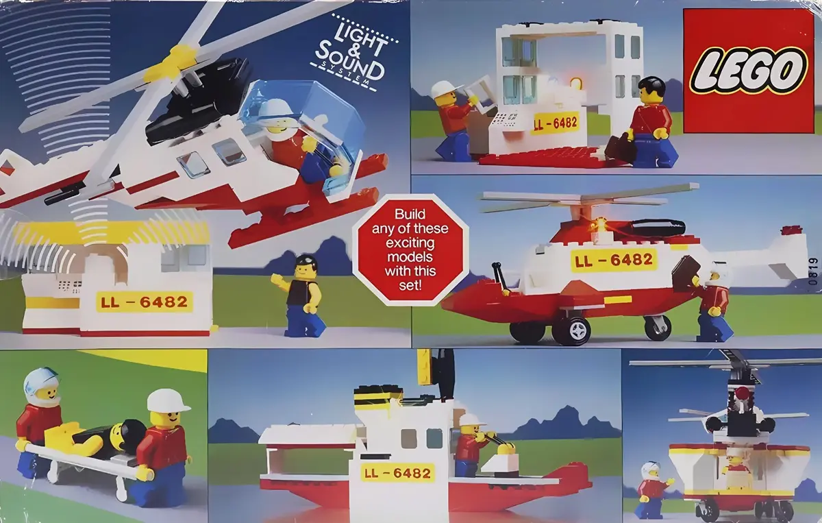 LEGO Town 6482 Rescue Helicopter set, image 2