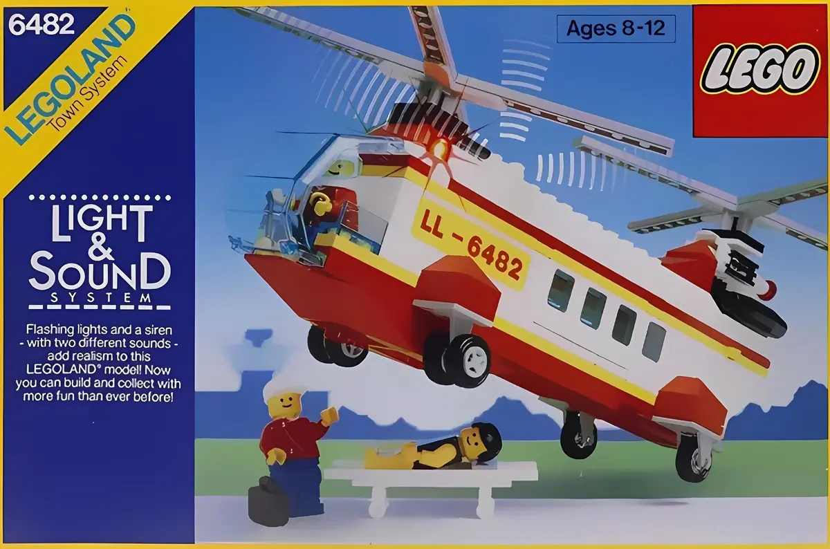 LEGO Town 6482 Rescue Helicopter set, image 3