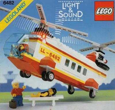 LEGO Town 6482 Rescue Helicopter set