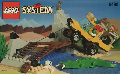 LEGO Town 6490 Amazon Crossing set