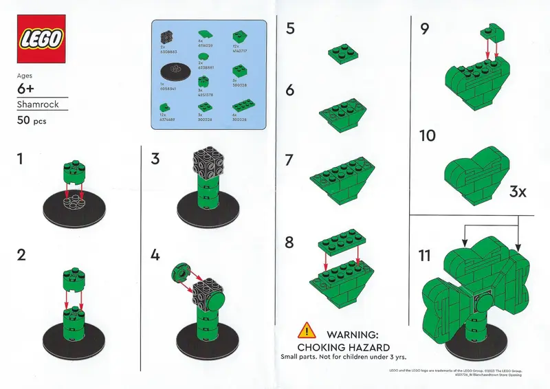 LEGO Promotional 6501726 Shamrock set