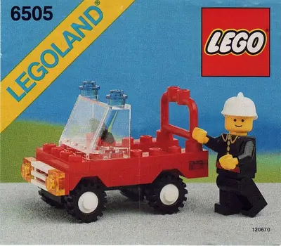 LEGO Town 6505 Fire Chief's Car set