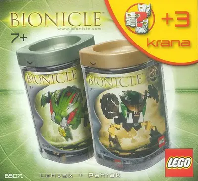 LEGO Bionicle 65071 Bionicle Dual Pack: Lehvak & Pahrak set