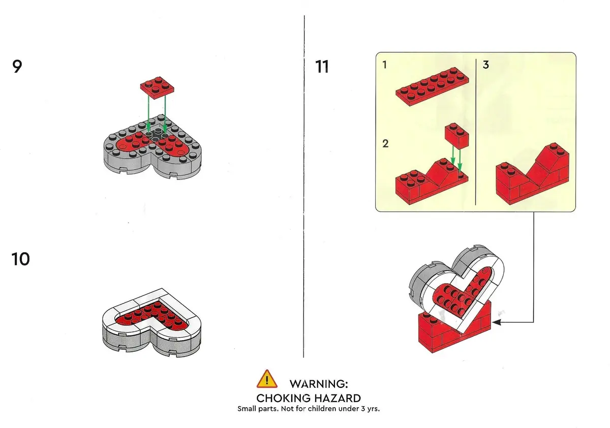 LEGO Promotional 6511213 Heart set, image 3