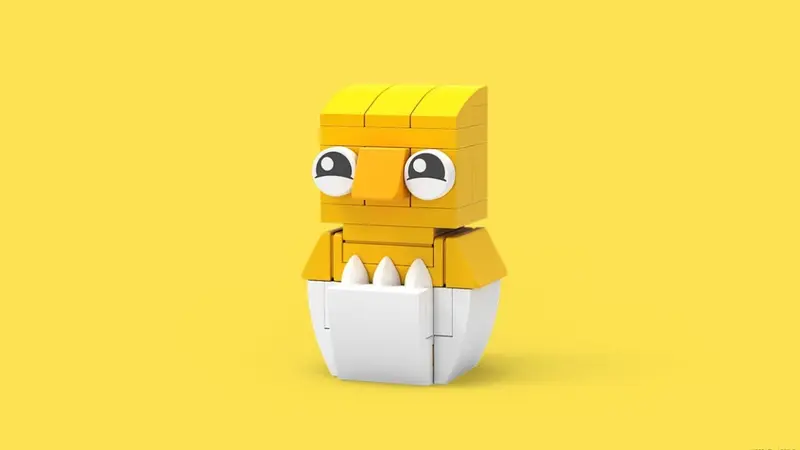 LEGO Promotional 6515332 Chick in Egg set