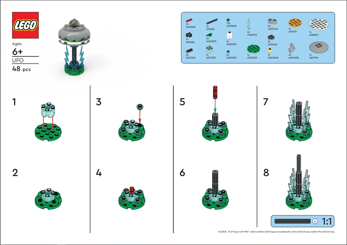 LEGO Promotional 6523834 UFO set, image 2