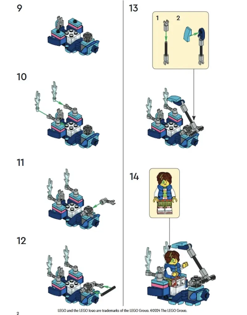 LEGO Dreamzzz 6527186 Cat Bike 2 in 1 set, image 4